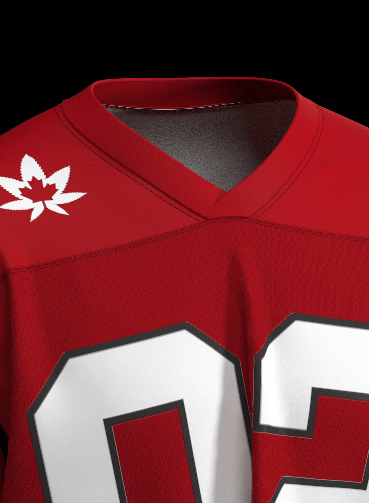 CANA : 02 Mesh Practice Jersey, insignia and collar detail
